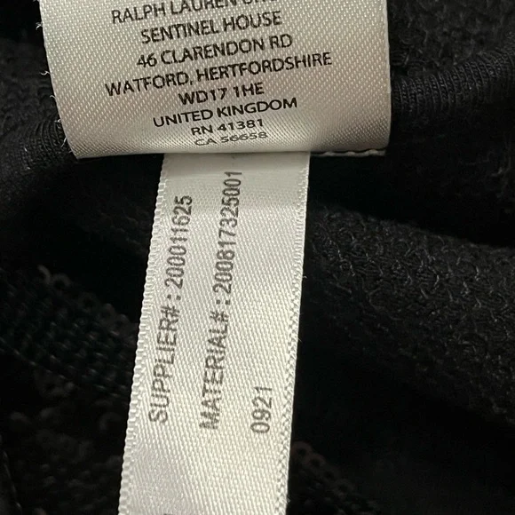 Ralph Lauren Black Sequin Polo Short Sleeve Top (Black Label) size S - Picture 12 of 12